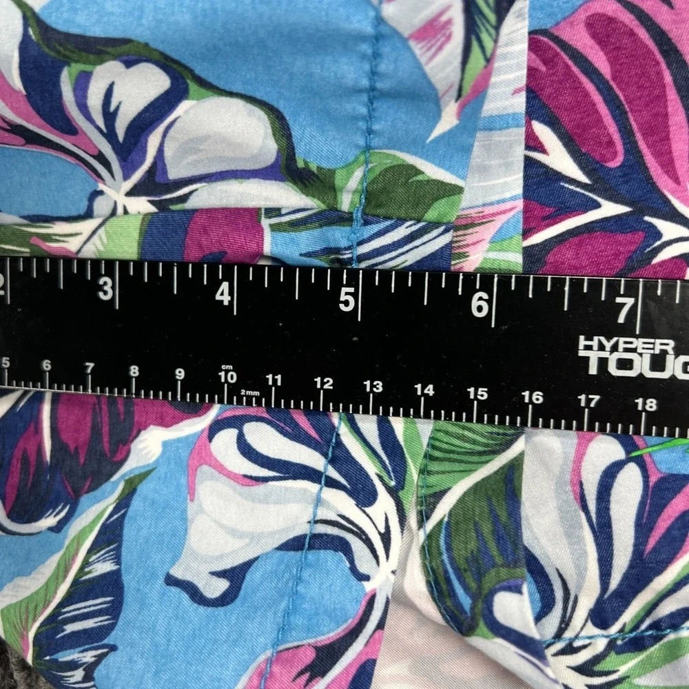 Tommy Bahama Swim Shorts Trunks Mens XL Extra Large Blue Floral Lined Beach Pool